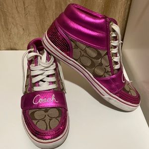 Coach sequin sneakers